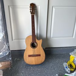 Tom Marca Registrada Acoudtic Guitar If You Wanna Negotiwte A Deal Text Me