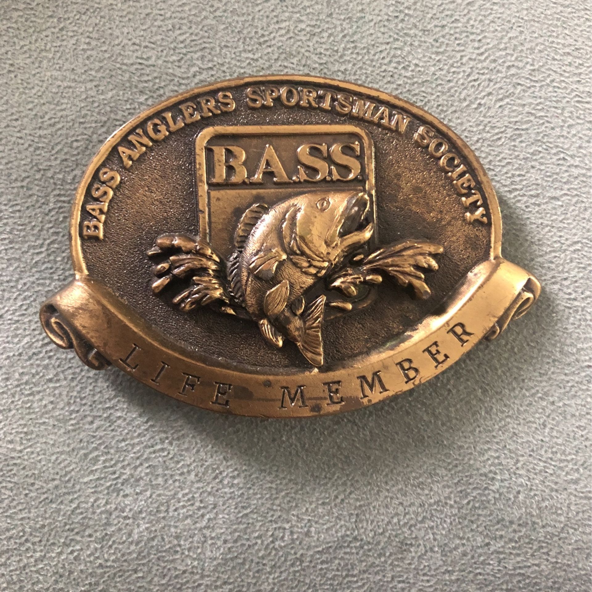 Bass Life Member Belt Buckle