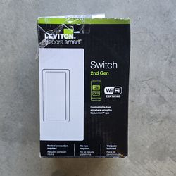 Decora smart 15 amp wi-fi smart rocker light switch with Alexa Google and homekit 2nd ge.