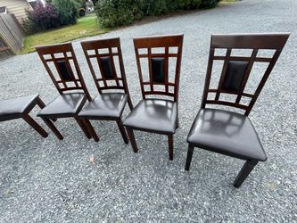 Dinner table and chairs