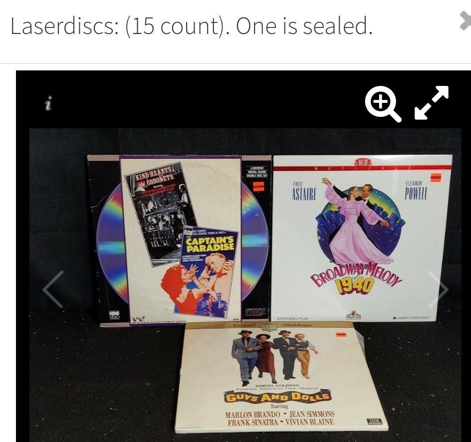 15 Collectable LaserDiscs