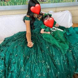 Green Quinceanera Dress