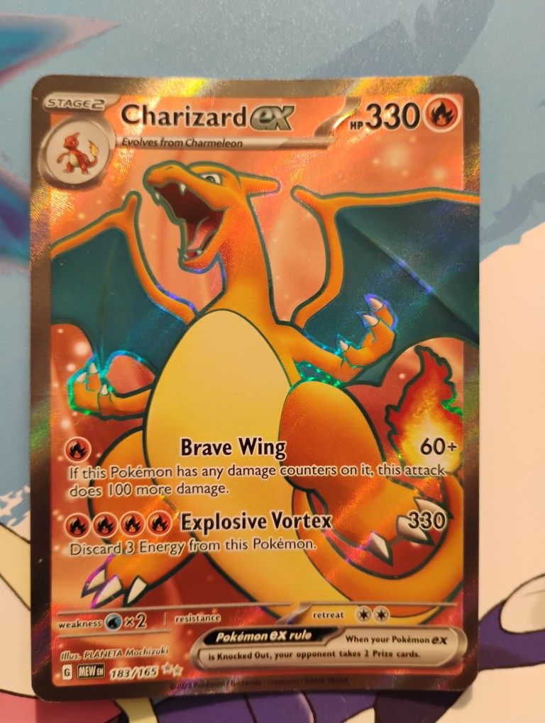 Charizard EX 183 Damaged