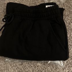 Ivy Fleece Wide-Leg Split-Hem Sweatpants