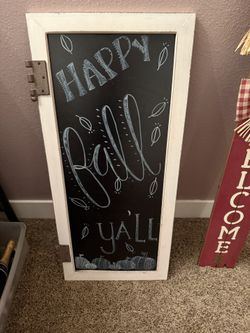 Happy fall ya’ll Chalkboard Sign 