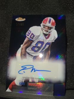 Eric moulds topps auto /25