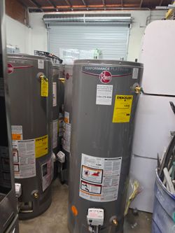 New Water Heater Rheem Performance Platinum