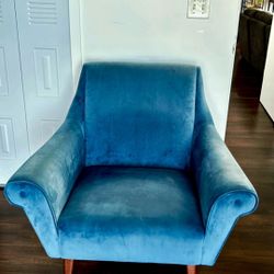 Blue Accent Chair 