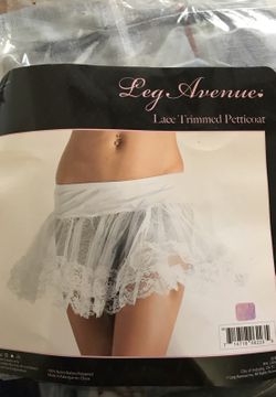 Halloween petticoat lace trimmed