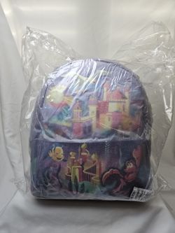 Loungefly Disney Little Mermaid Castle Series Mini Backpack