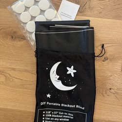 Portable blackout curtain