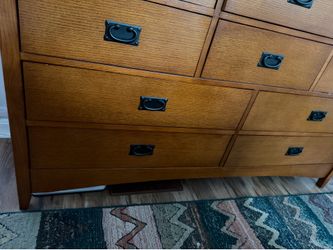 Solid oak dresser