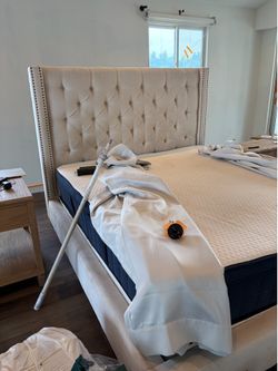 Free king size bed / mattress and frame