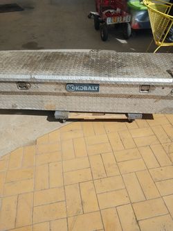 Truck toolbox And mechanic chair kobalt