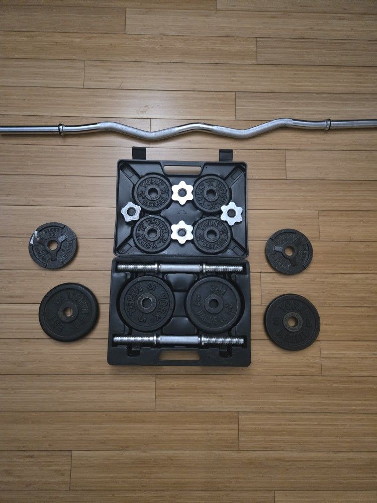 Exercise Bar With Weights