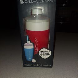 CHILL FACTOR RED FROZEN COCKTAIL MAKER NEW IN BOX