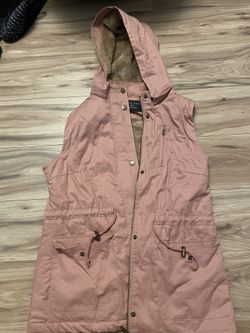 Cute Pink Furry Vest 