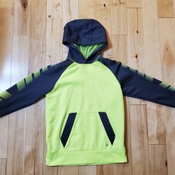 NEW Xersion Boys Neon Yellow & Gray Hoodie (M 10/12)