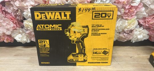 DEWALT Atomic 20V Max Lithium-Ion Brushless Cordless Compact 1/4 in. Impact Driver Kit with 2.0Ah Battery and Charger