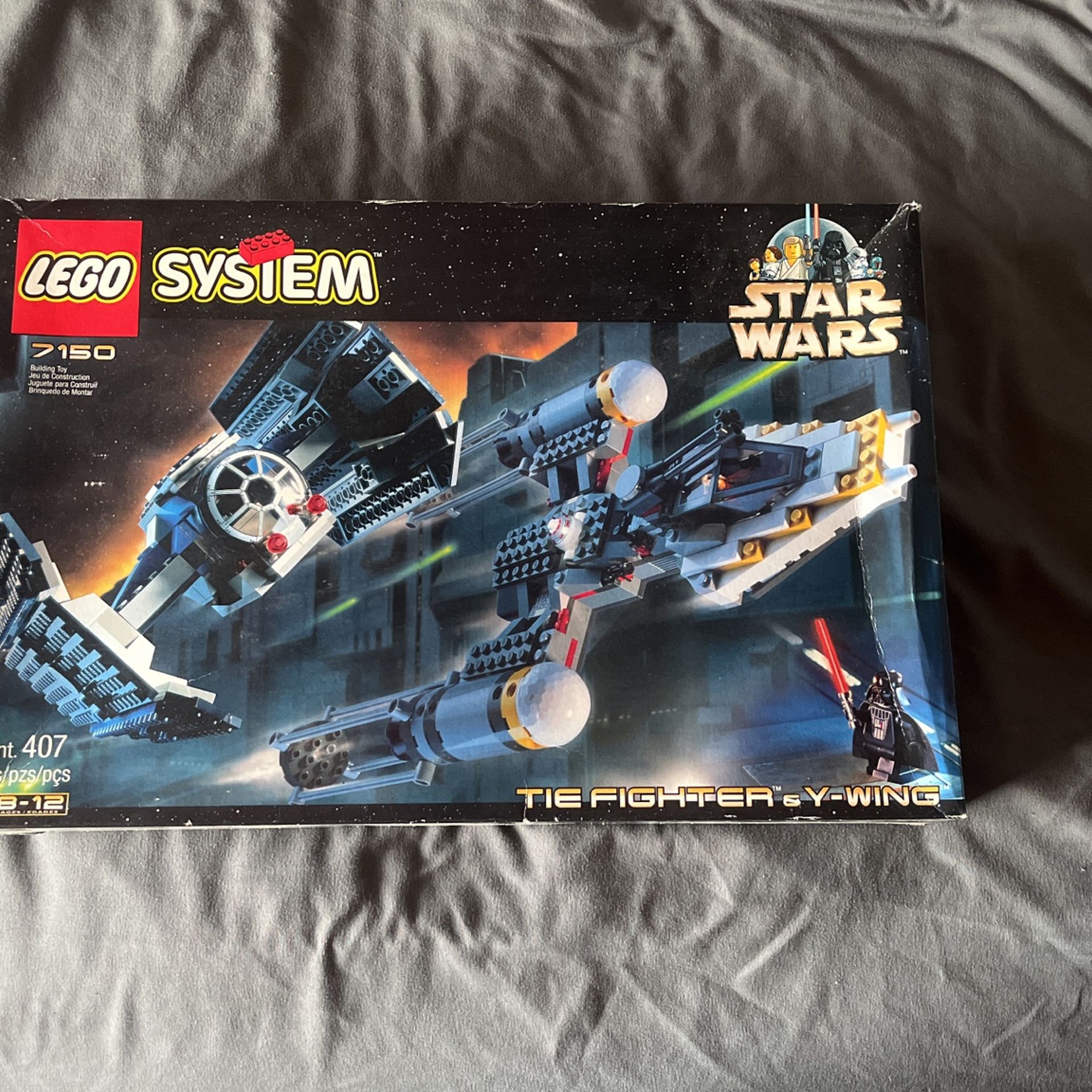 Star Wars Lego Set 7150 Tie Fighter And Y-wing