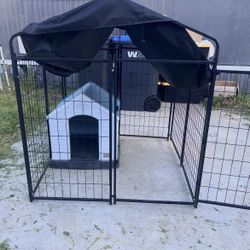 Dog House And Dog Kennel