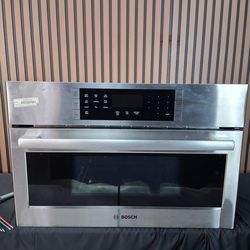 Bosch 800 Series 30'' Built-In Convection Speed Microwave with SpeedChef Cooking, LED Interior Lighting - Stainless Steel (HMC80252UC-D-2826)