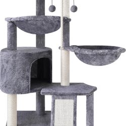 Cat Tree W Two Hammocks