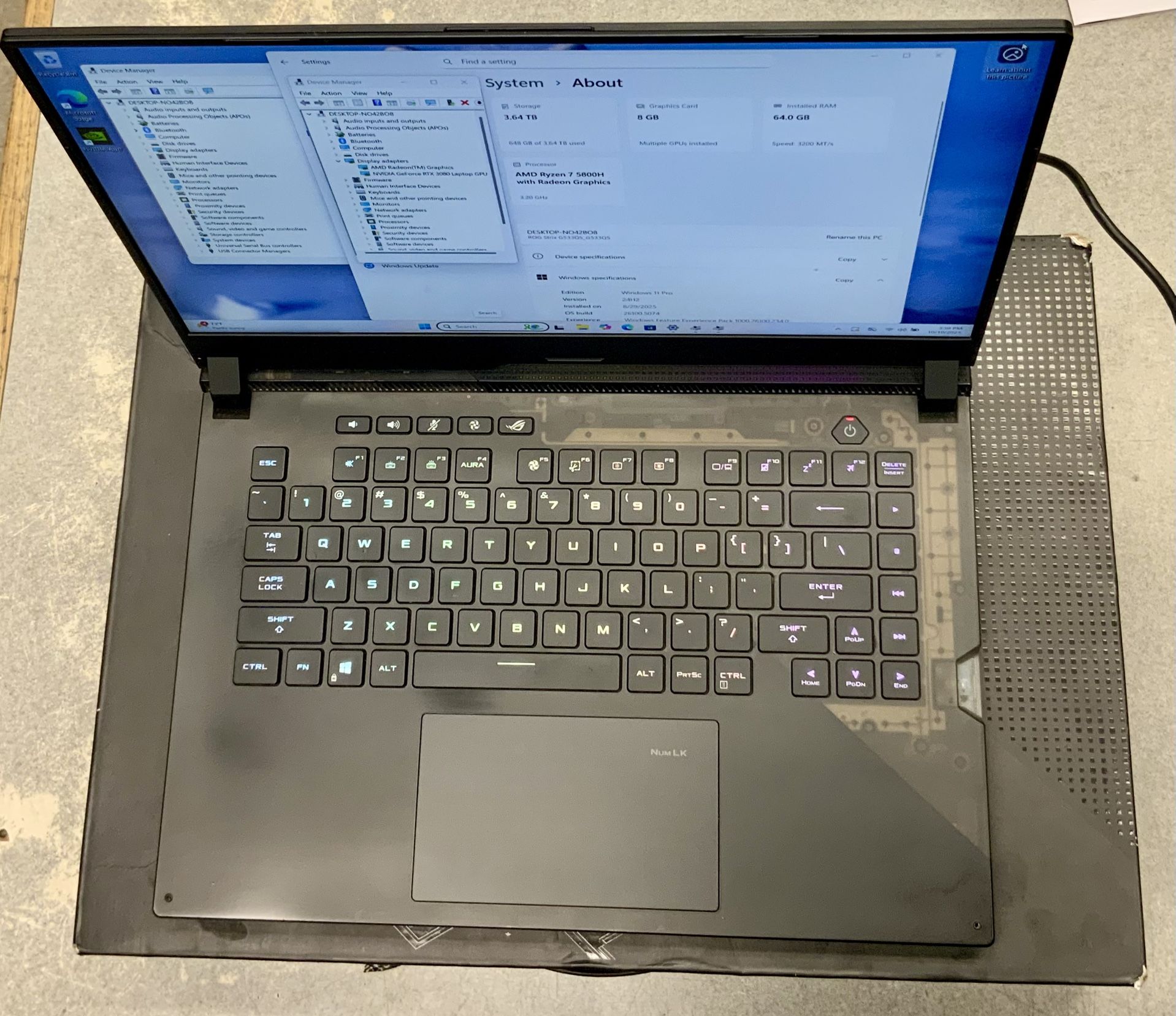 ROG Strix Scar Limited Edition G533Q Gaming Laptop Notebook Gamer 4 GB Storage Memory TB 64 RAM AMD Ryzen 7 5800H Processor Wifi Bluetooth Hobby