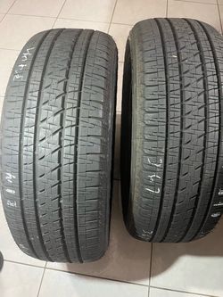 255/55/20. Two used Bridgestone DUELER Tires, great tread.