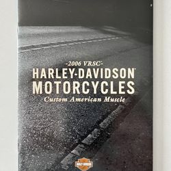 2006 Harley Davidson VRSC Motorcycle Sales Brochure Street Night V-Rod