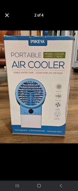 IMIKEYA H-2001 Desktop Portable Air Cooler Blue
Cash only.
Pickup in  Santa Clarita,CA,91350