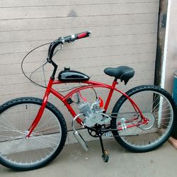 New 2 Stroke Motorized Bike 100cc.