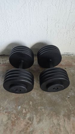 85Lbs Dumbbell Pair  iGX Dumbbells 170Lbs Total