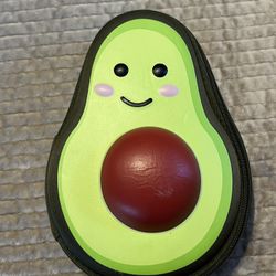Avocado Shaped Zipper Pouch