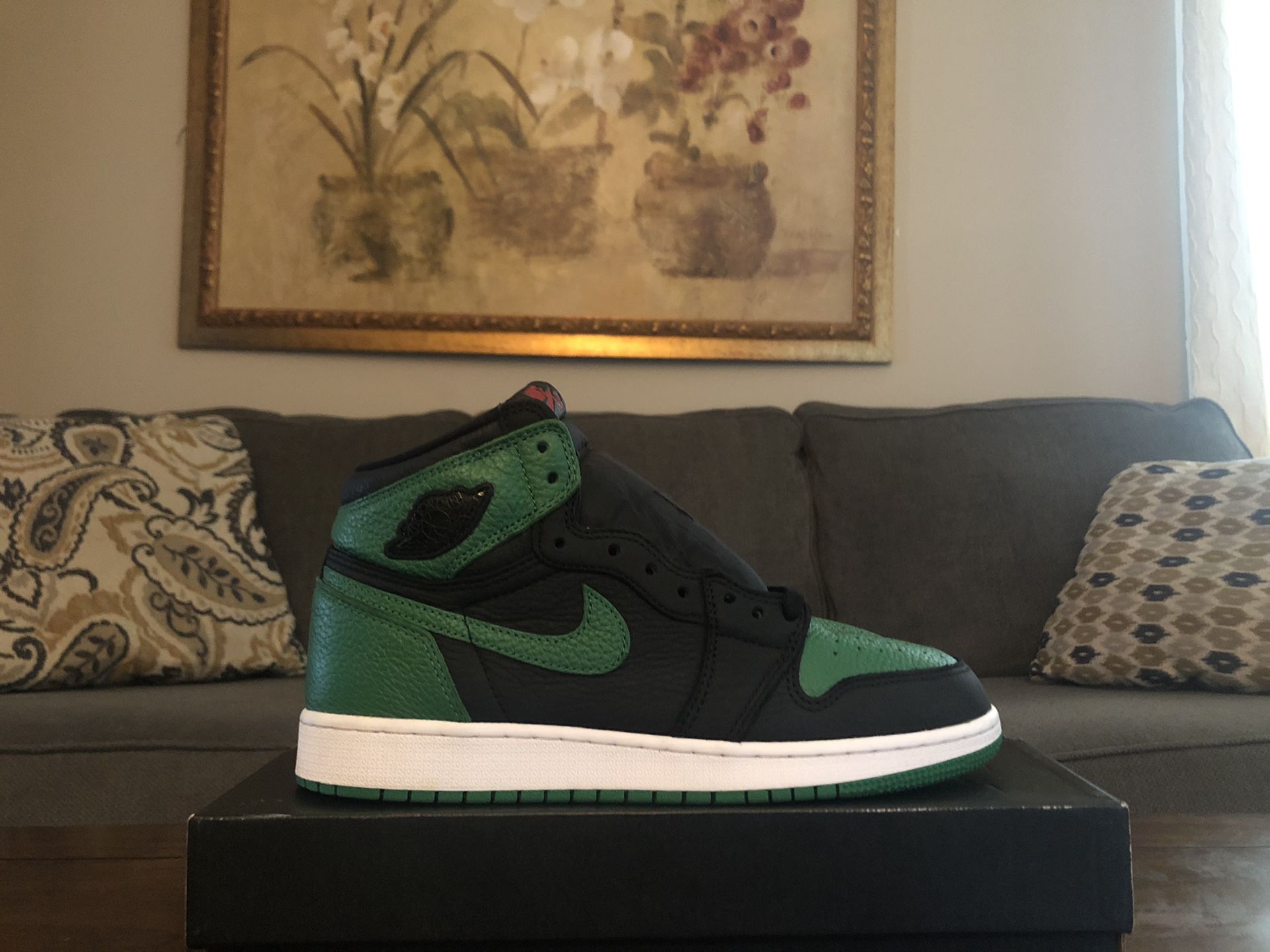 Nike air Jordan 1 pine green