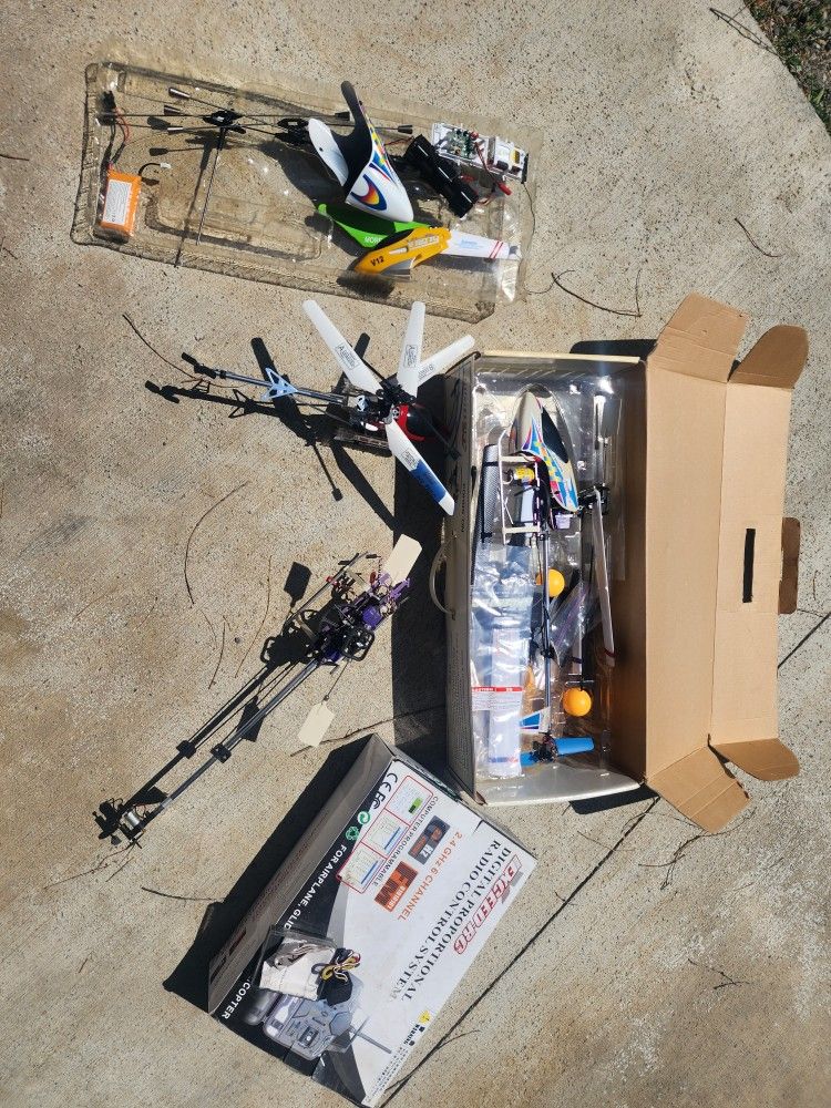 Remote Control Helictopter And 2 Others For Whatever