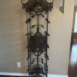 Cast Iron Wine Rack