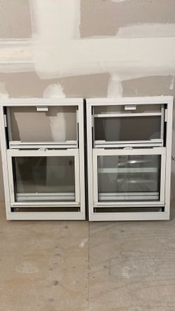 Like new aluminum windows 24” x 36” x 2
