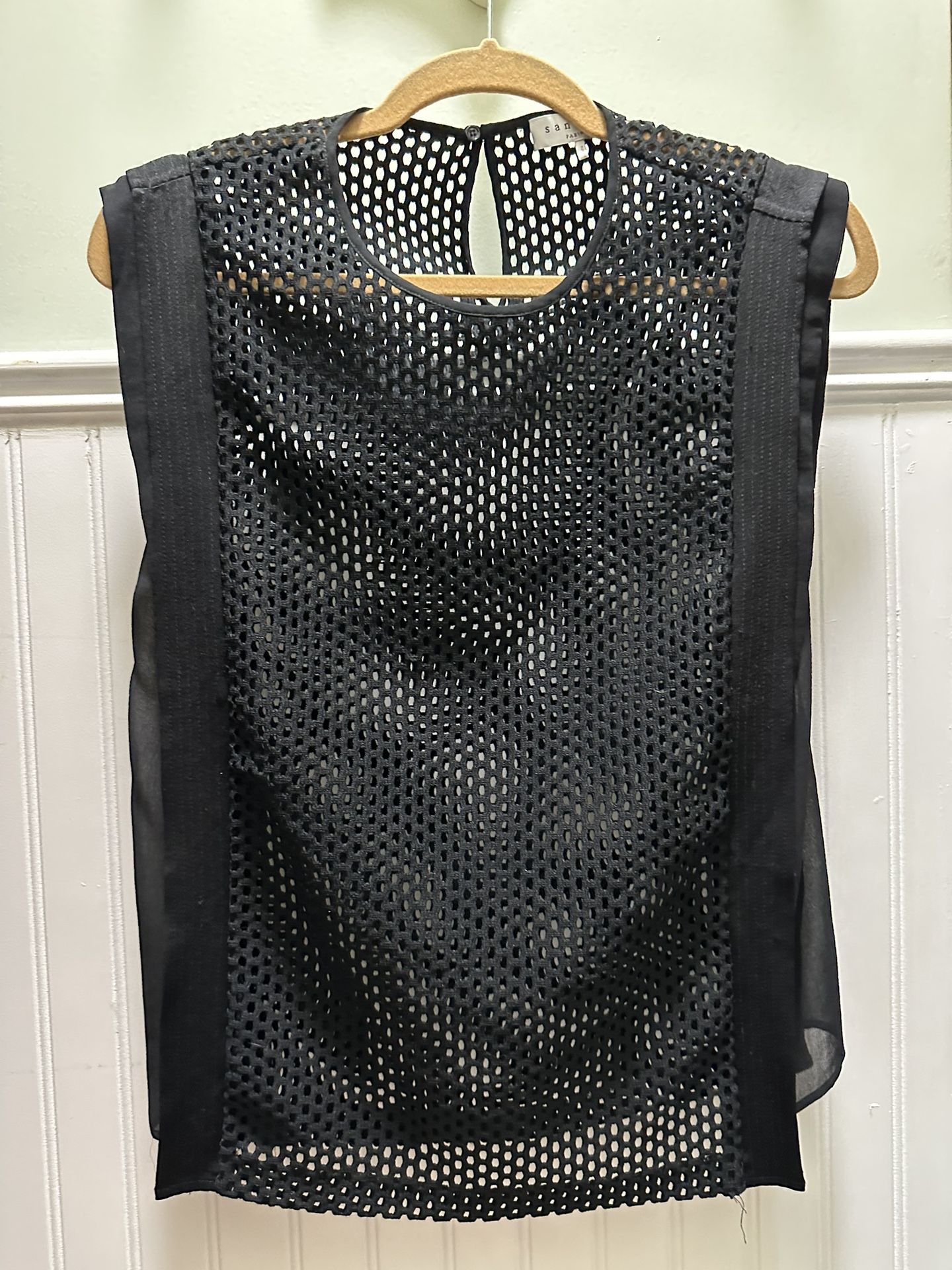 Sandro Designer Top Fishnet