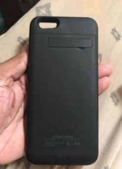 A battery case for iPhone 6 Plus.