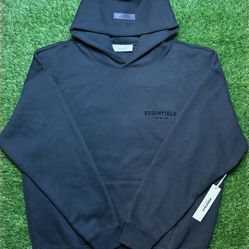 Essentials Black Hoodie