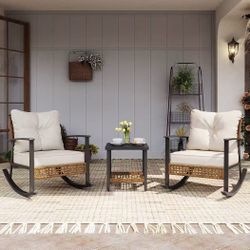 ❤️🔥 3-Piece Rocking Bistro Set