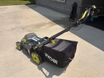 Ryobi 20inch 40v brushless self propelled lawn mower+5.0Ah battery and charger