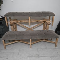 Table Base And 2 Benches