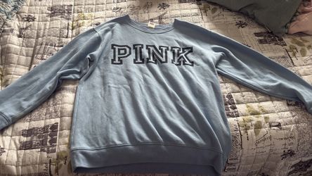 PINK Victoria’s Secret Blue Crewneck – Size Medium