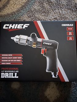 Professional half inch reversible air drill