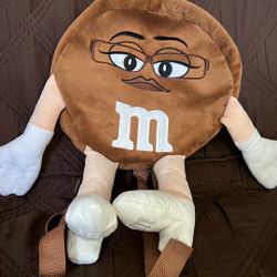 Brown M&M Girl Backpack 
