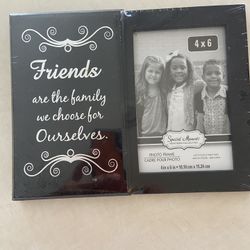 Friends Are The Family We Choose  For Ourselves Photo Frame 4x6