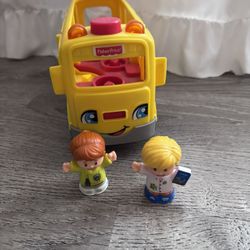 Little People School Bus With 2 Little People