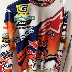 Size Medium Kids Racing Shirt 